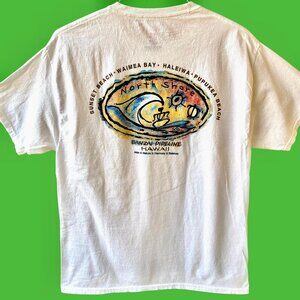 Hawaii T-Shirt North Shore SURF Pipeline Sunset Waimea Beach by Hanes